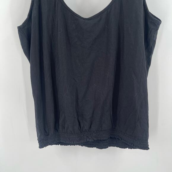 BOBI LOS ANGELES Tank Top SZ Medium Black Revolve NWT Cinch Waist Basic Capsule - Picture 9 of 11